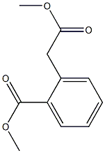 Methyl 2-(2-methoxy-2-oxoethyl)benzoate Struktur