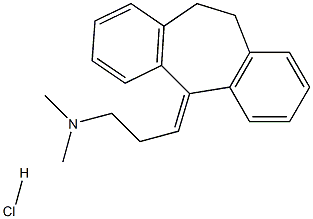 Amitriptyline Hydrocholoride Struktur