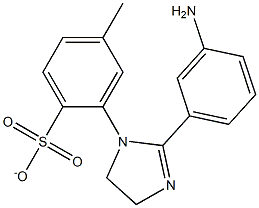 2-(3-AMINOPHENYL)-1-IMIDAZOLINE-4-TOLUENESULFONATE Struktur