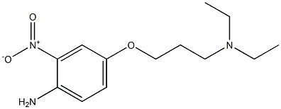 4-(3-(N,N-DIEHYLAMINO)PROPOXY)-2-NITROANILINE Struktur