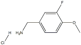 3-FLUORO-4-METHOXYBENZYLAMINE HYDROCHLIRIDE Struktur