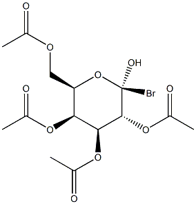 1-BROMO-2,3,4,6-TETRA-O-ACETYL-ALPHA-D-GALACTOPYRANOSE Struktur