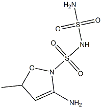 3-AMINO-5-METHYLISOOXAZOLE-N,N-DISULFONAMIDE Struktur