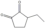 3-ETHYL-1,2-CYCLOPENTANEDIONE Struktur