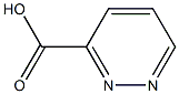 3-pyridiazinecarboxylic acid Struktur