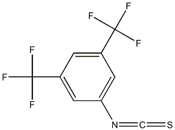 3,5-ditrifluoromethyl-(isothiocyanato)-benzene Struktur