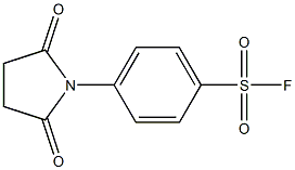 4-(2,5-dioxotetrahydro-1H-pyrrol-1-yl)benzene-1-sulfonyl fluoride Struktur