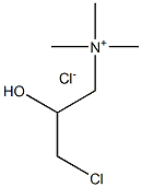 3-chloro-2-hidroxypropyltrimethylammoniumchloride Struktur