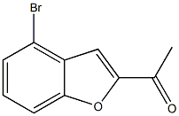 1-(4-Bromo-1-Benzofuran-2-yl)Ethanone Struktur