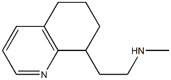 N-Methyl-N-[2-(5,6,7,8-Tetrahydroquinolin-8-yl)Ethyl]Amine Struktur