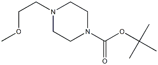 TERT-BUTYL4-(2-METHOXYETHYL)PIPERAZINE-1-CARBOXYLATE Struktur