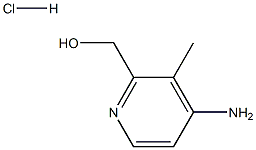 3 -METHYL 4-AMINO 2-HYDROXYMETHYL PYRIDINE.HCL Struktur