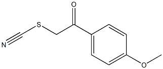 1-(4-methoxyphenyl)-2-thiocyanatoethanone Struktur