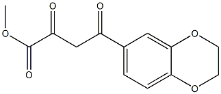 methyl 4-(2,3-dihydrobenzo[b][1,4]dioxin-7-yl)-2,4-dioxobutanoate Struktur