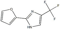 2-(furan-2-yl)-4-(trifluoromethyl)-1H-imidazole Struktur