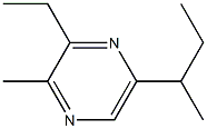 2-METHYL-3-ETHYL-5-SECBUTYLPYRAZINE Struktur