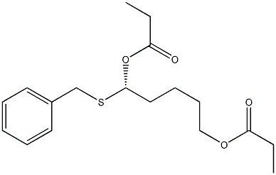 -(S-Benzyl)Mercapto-,-cyclopentamethylene propionic acid Struktur