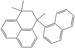 1,1,3-trimethyl-3-(1-naphthyl)-2,3-dihydro-1H-phenalene Struktur