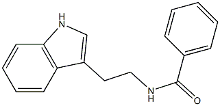 N-[2-(1H-indol-3-yl)ethyl]benzenecarboxamide Struktur