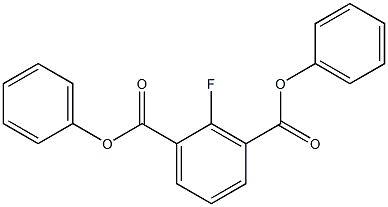 diphenyl 2-fluoroisophthalate Struktur