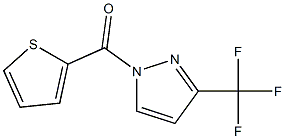 2-thienyl[3-(trifluoromethyl)-1H-pyrazol-1-yl]methanone Struktur