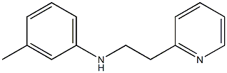 N1-[2-(2-pyridyl)ethyl]-3-methylaniline Struktur