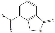 4-nitro-1-isoindolinone Struktur