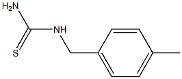 (4-Methyl-benzyl)-thiourea Struktur