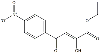 ethyl 2-hydroxy-4-(4-nitrophenyl)-4-oxobut-2-enoate Struktur