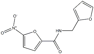 N2-(2-furylmethyl)-5-nitro-2-furamide Struktur