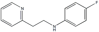 N1-[2-(2-pyridyl)ethyl]-4-fluoroaniline Struktur