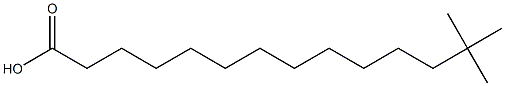 13,13-dimethyltetradecanoic acid Struktur