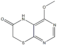 4-methoxy-5H-pyrimido[4,5-b][1,4]thiazin-6(7H)-one Struktur