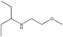 N-(1-ethylpropyl)-N-(2-methoxyethyl)amine Struktur