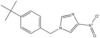 1-[4-(tert-butyl)benzyl]-4-nitro-1H-imidazole Struktur