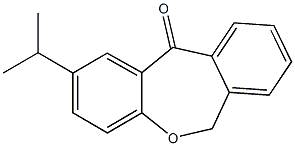 2-isopropyldibenzo[b,e]oxepin-11(6H)-one Struktur