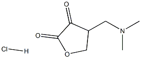 4-[(dimethylamino)methyl]tetrahydrofuran-2,3-dione hydrochloride Struktur