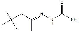 2-(1,3,3-trimethylbutylidene)hydrazine-1-carboxamide Struktur