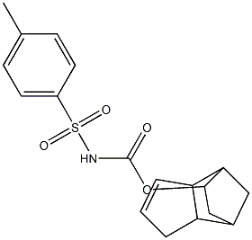 tricyclo[5.2.1.0~2,6~]dec-4-en-8-yl N-[(4-methylphenyl)sulfonyl]carbamate Struktur