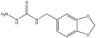 N-(1,3-benzodioxol-5-ylmethyl)hydrazinecarbothioamide Struktur