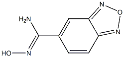 N'-hydroxy-2,1,3-benzoxadiazole-5-carboximidamide Struktur