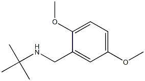 N-(tert-butyl)-N-(2,5-dimethoxybenzyl)amine Struktur