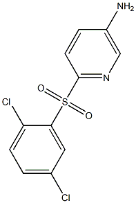 5-Amino-2-(2,5-dichlorophenylsulphonyl)pyridine Struktur