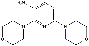 2,6-dimorpholinopyridin-3-amine Struktur