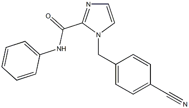 1-(4-cyanobenzyl)-N-phenyl-1H-imidazole-2-carboxamide Struktur