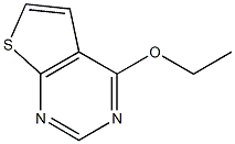 4-ethoxythieno[2,3-d]pyrimidine Struktur