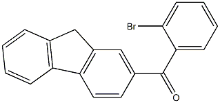 (2-bromophenyl)(9H-fluoren-2-yl)methanone Struktur