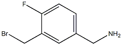 (3-(bromomethyl)-4-fluorophenyl)methanamine Struktur