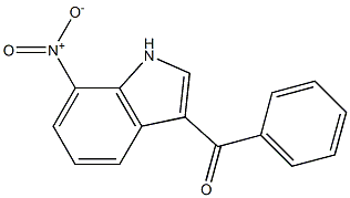 (7-nitro-1H-indol-3-yl)(phenyl)methanone Struktur