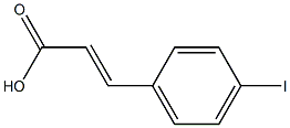 (E)-3-(4-iodophenyl)acrylic acid Struktur